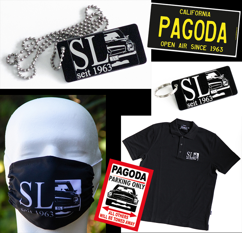 Accessoires für Mercedes SL Pagode Besitzer und Fans